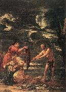 ROSA, Salvator Odysseus and Nausicaa st USA oil painting artist